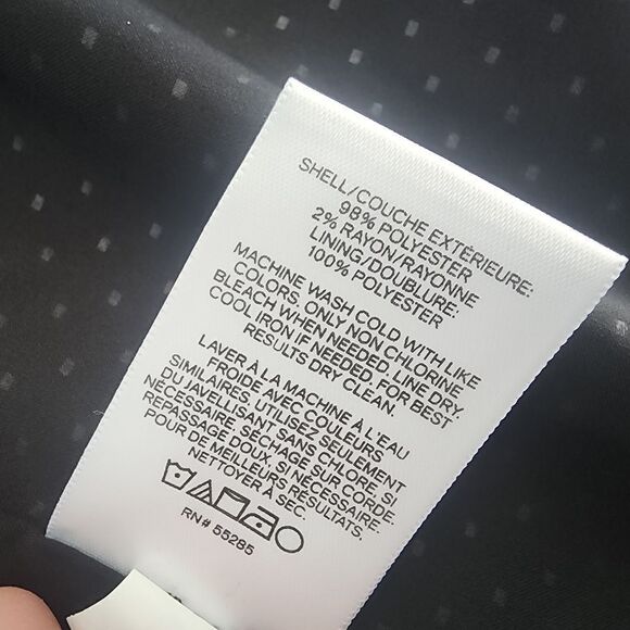 Express button front blazer sport jacket minimalist contemporary - Picture 15 of 16